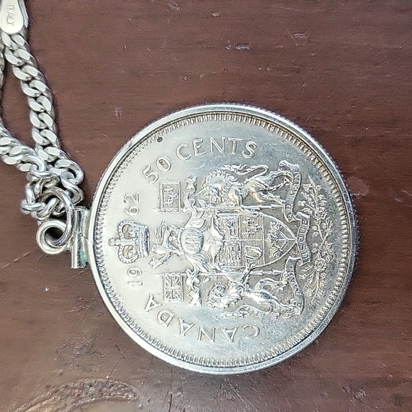 Authentic silver coin necklace - Picture 3 of 3